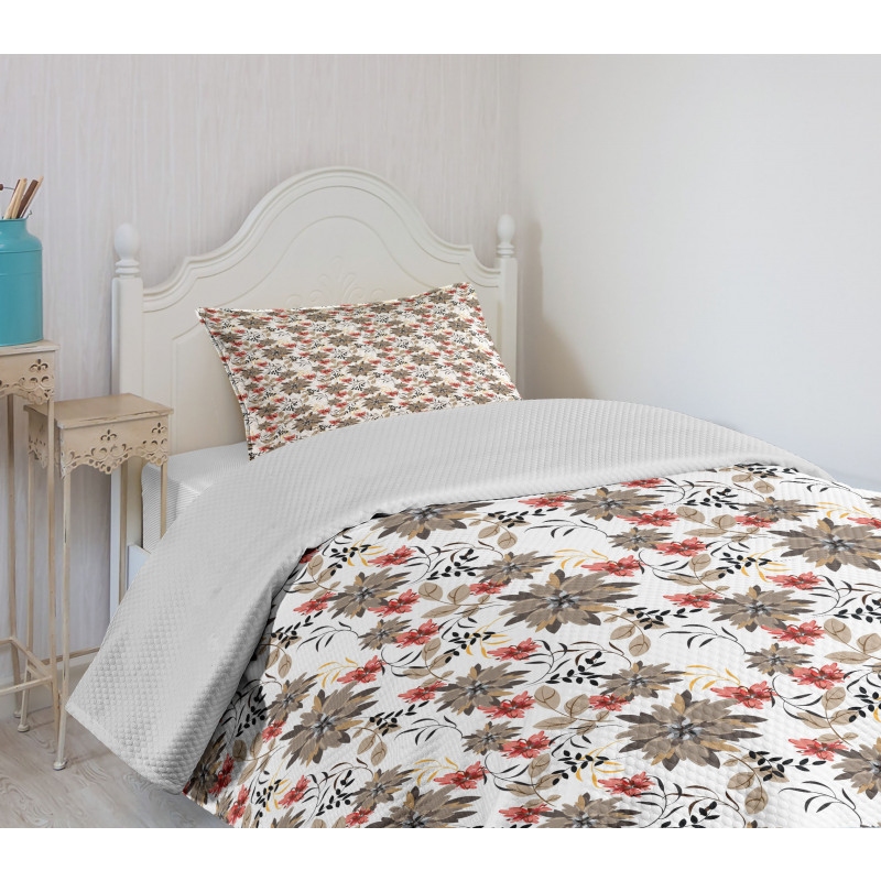 Nostalgic Blossoms Art Bedspread Set