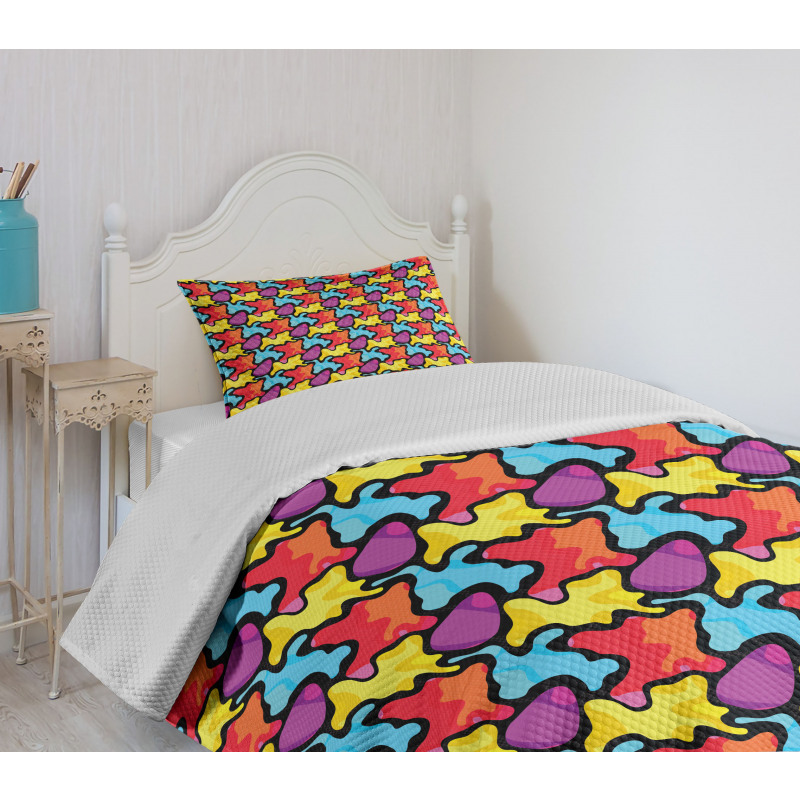 Graffiti Composition Bedspread Set