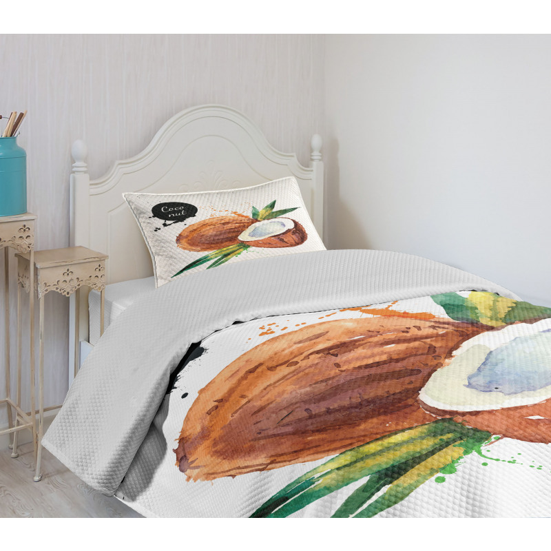 Exotic Fruit of Hawaii Bedspread Set