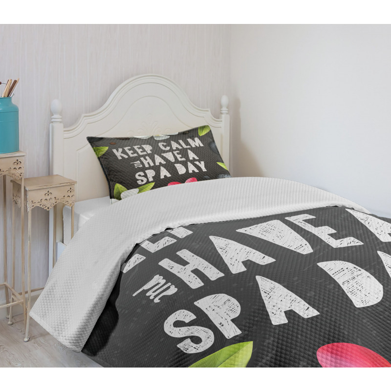 Keep Calm Have a Spa Day Bedspread Set
