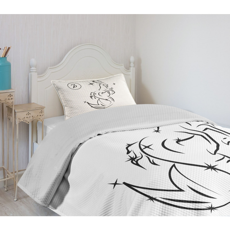 Sketch Goat Bedspread Set