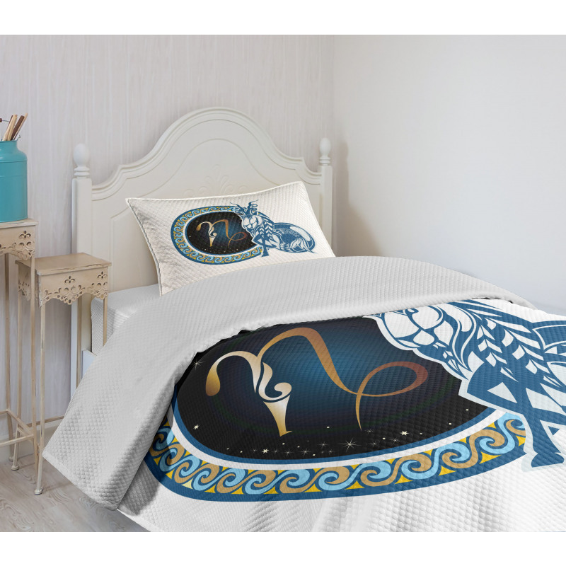 Abstract Sign Bedspread Set