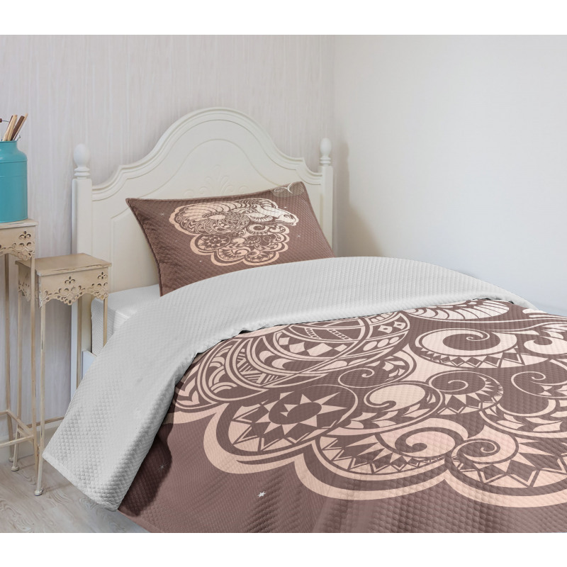 Ram Portrait Stars Bedspread Set