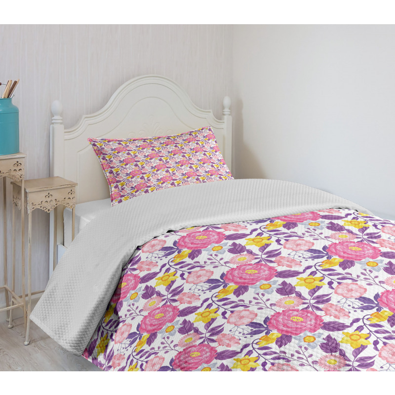 Delicate Blossoms Bedspread Set