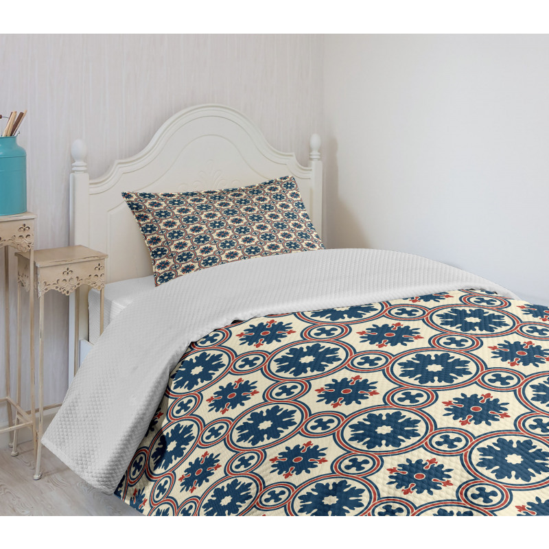 Ornate Circles Inspiration Bedspread Set