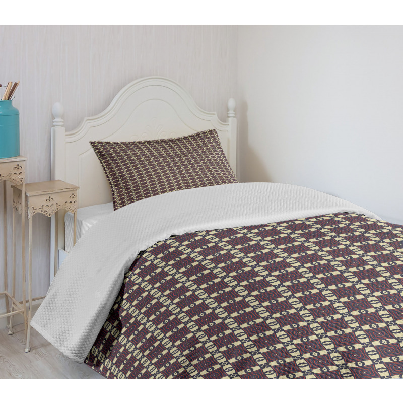 Geometric Bohemian Pattern Bedspread Set