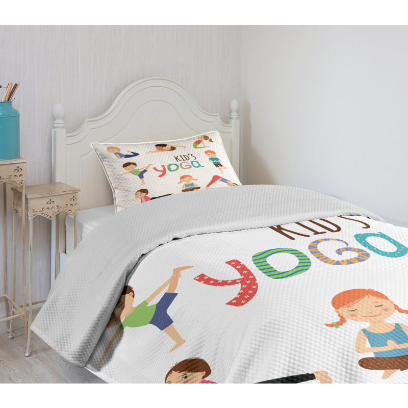 Gymnastics for Children Bedspread Set