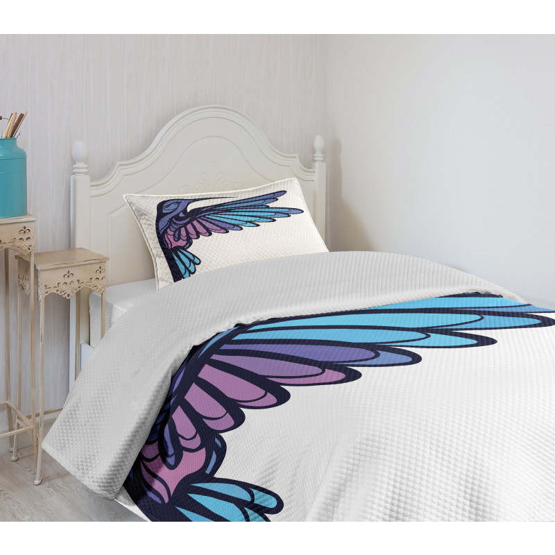 Exotic Hummingbird Bedspread Set
