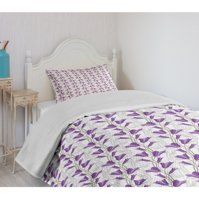 Bluebells Bouquet Bedspread Set