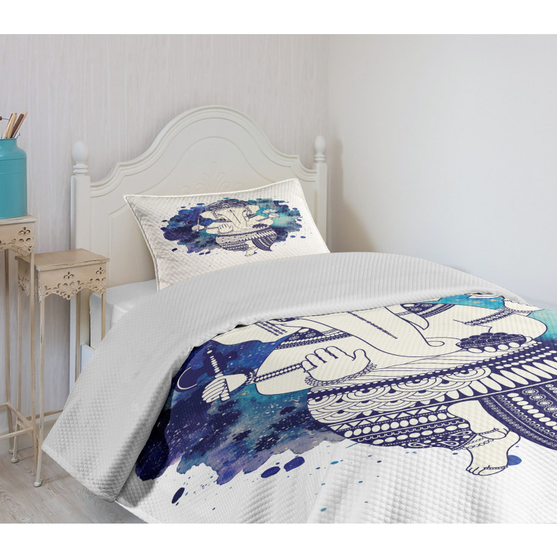 Aquerelle Design Bedspread Set