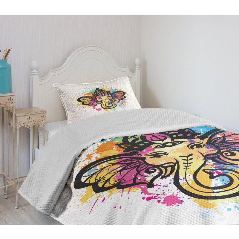 Mandala Animal Portraits Bedspread Set