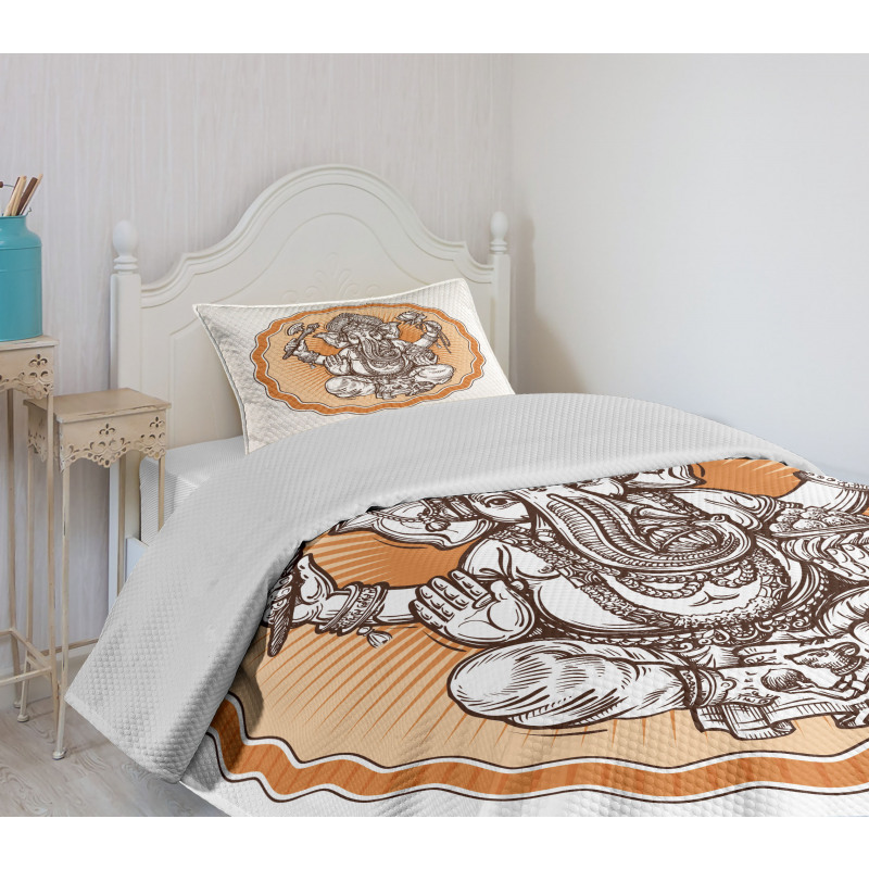 Flower Hippie with Animal Bedspread Set