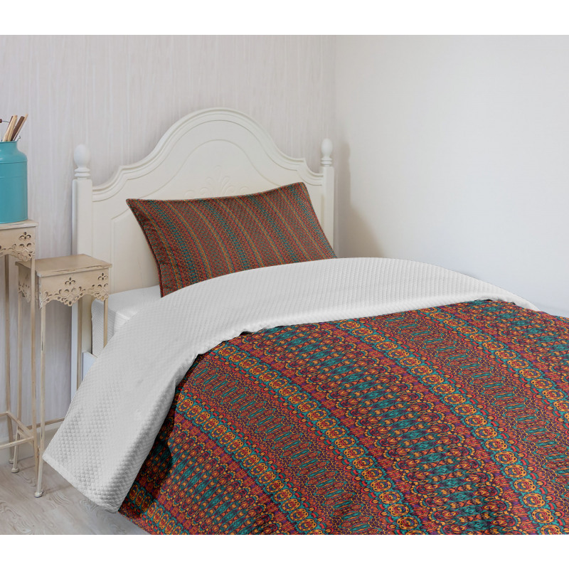 Indigenous Folklore Bedspread Set