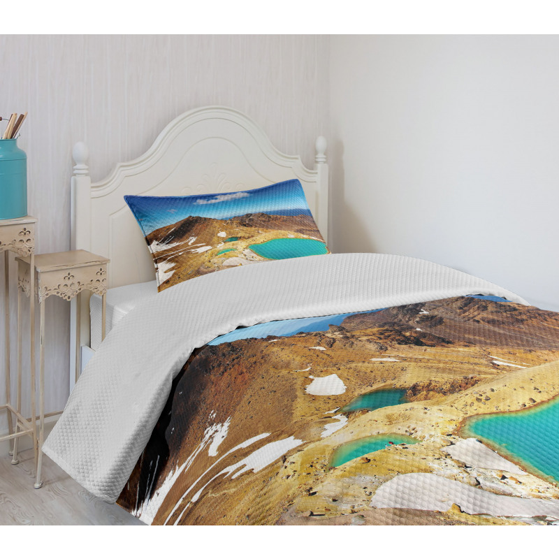 Emerald Lakes Photo Bedspread Set