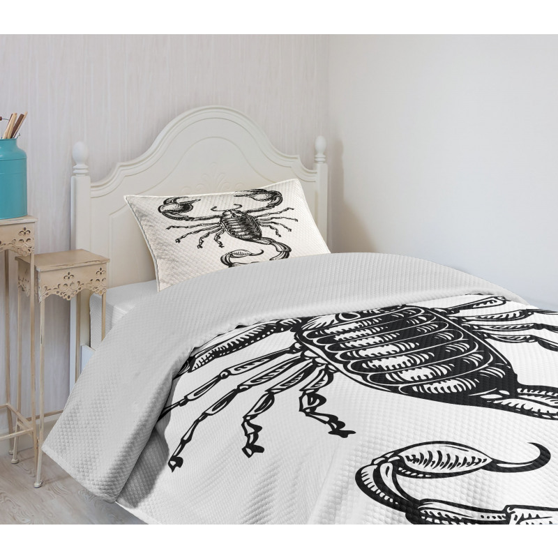 Sketch Tattoo Bedspread Set