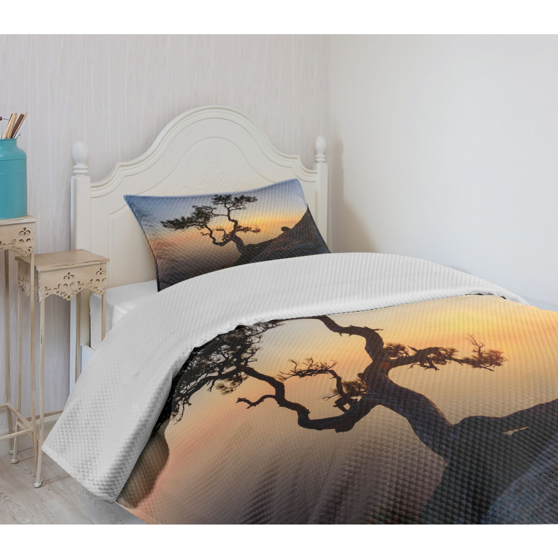 Picturesque Black Sea Bedspread Set