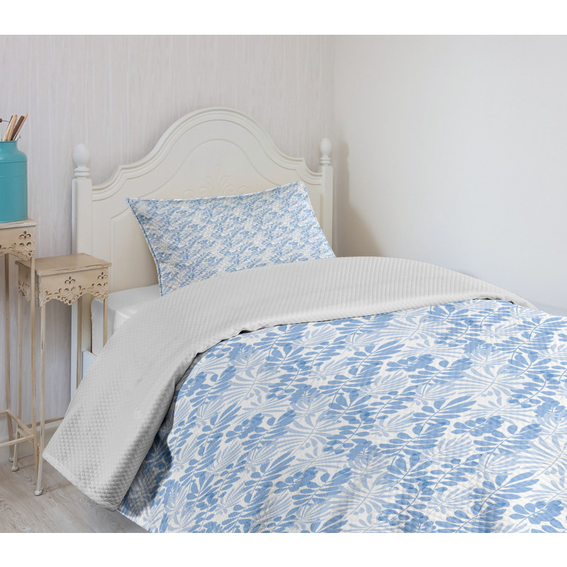 Hawaii Leaves Bedspread Set