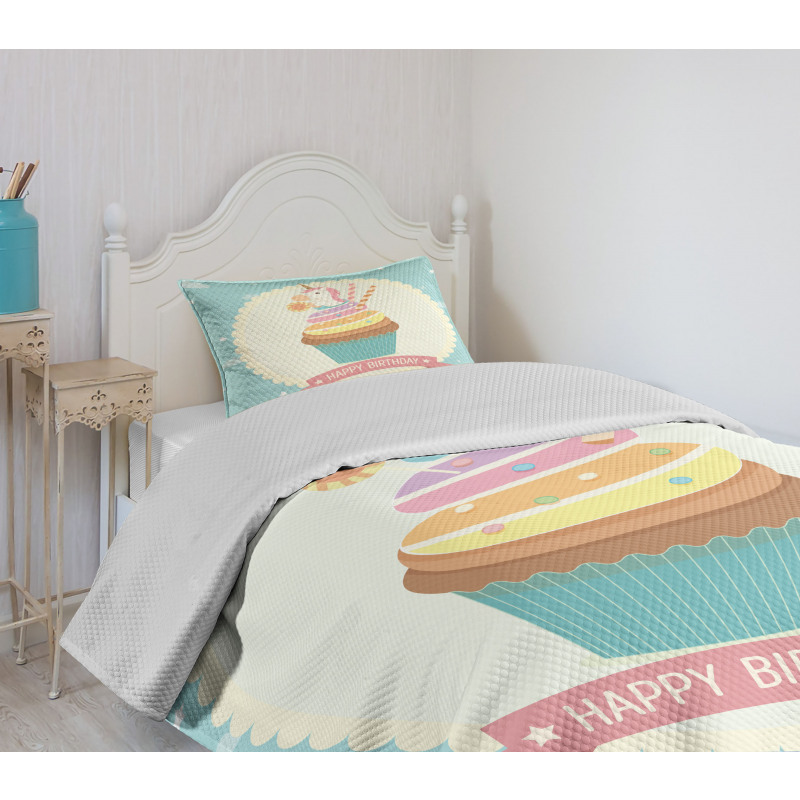 Fairy Cupcake Bedspread Set