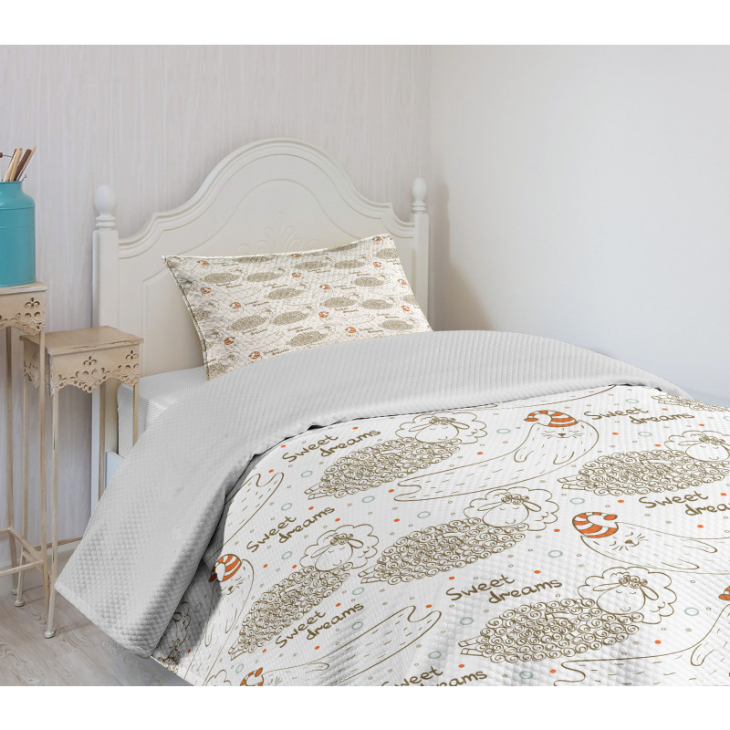 Sleeping Animals Bedspread Set