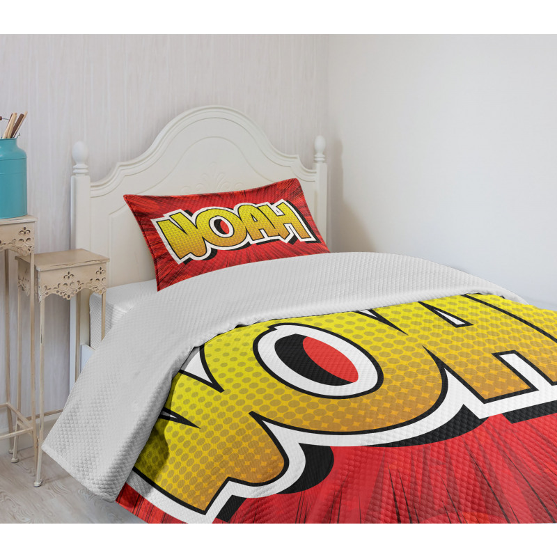 Common Teen Boys Name Bedspread Set