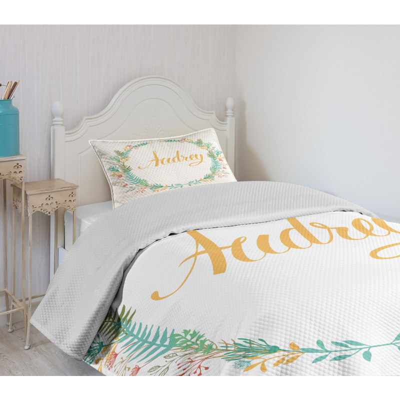 Retro Flourishing Nature Bedspread Set