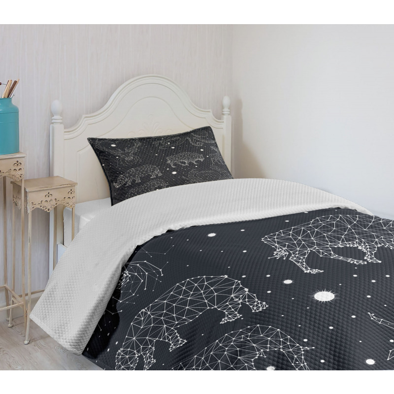 Constellation Signs Bedspread Set