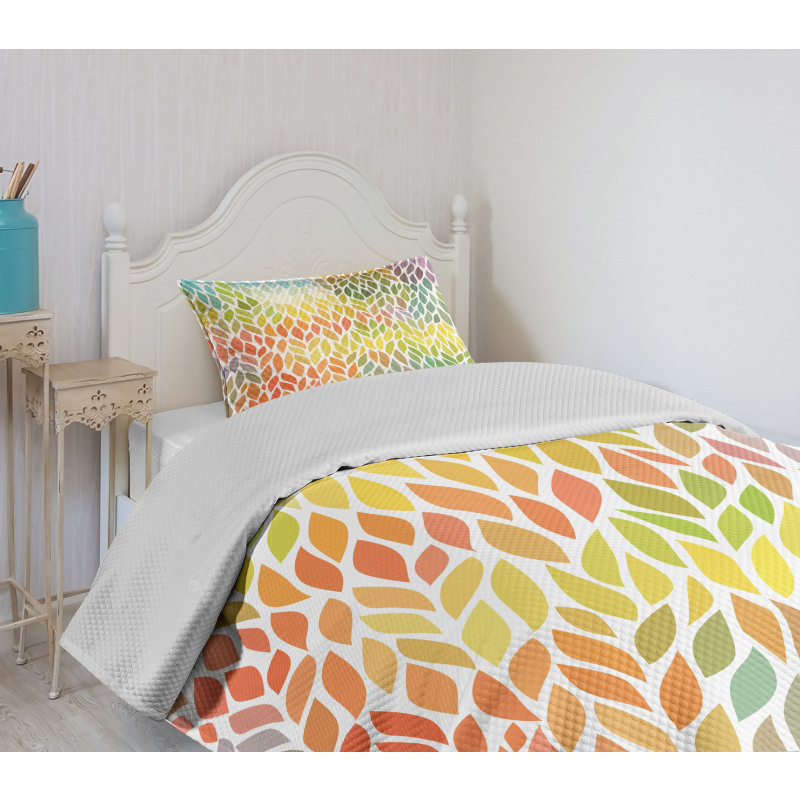 Funky Floral Colorful Bedspread Set