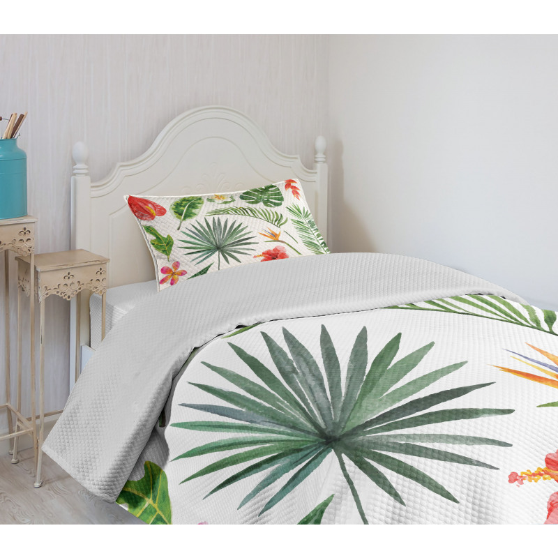 Lush Jungle Rainforest Bedspread Set