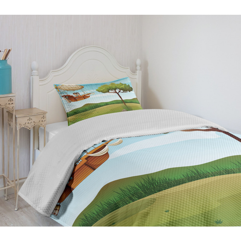 Fantasy Explorer Boy Bedspread Set