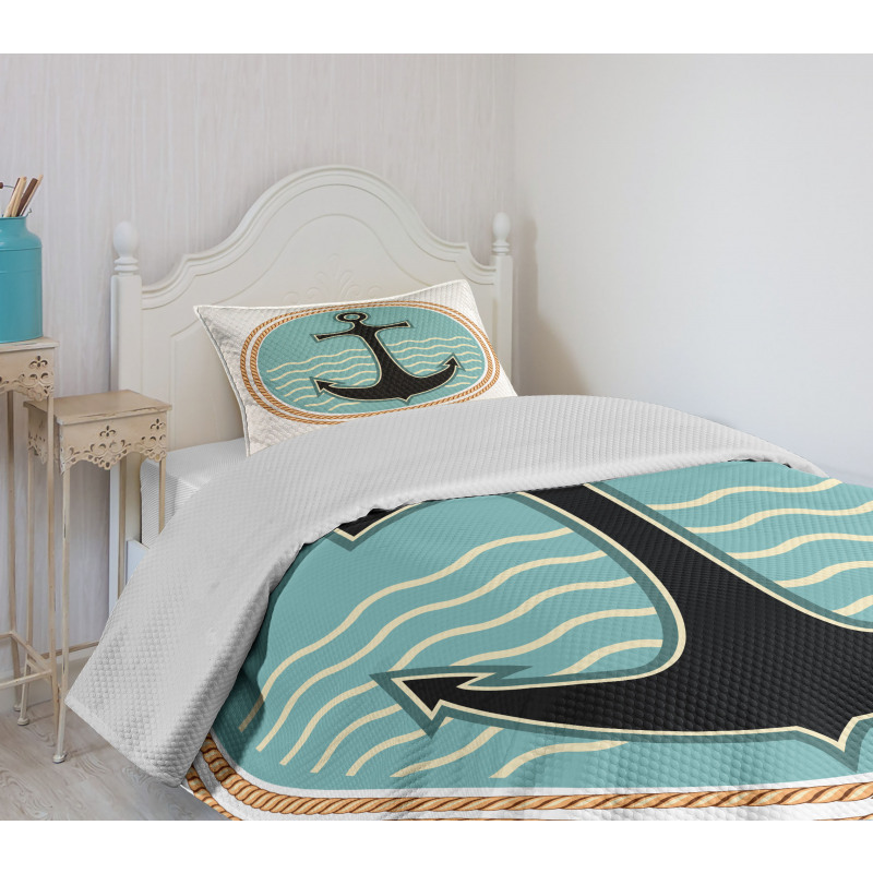 Nautical Design Bedspread Set