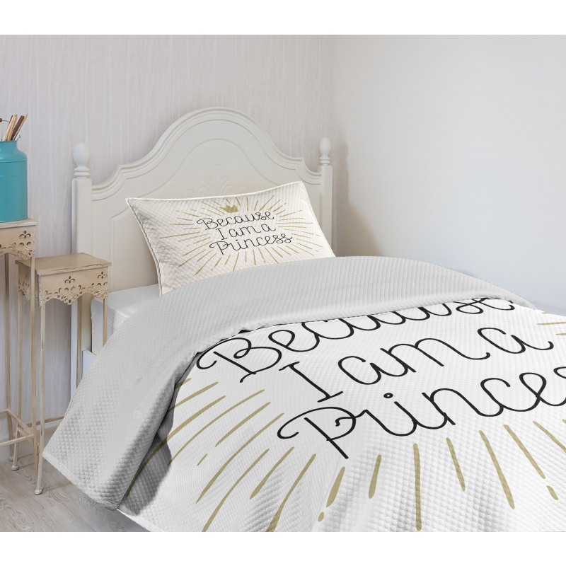 Calligraphy Art Bedspread Set