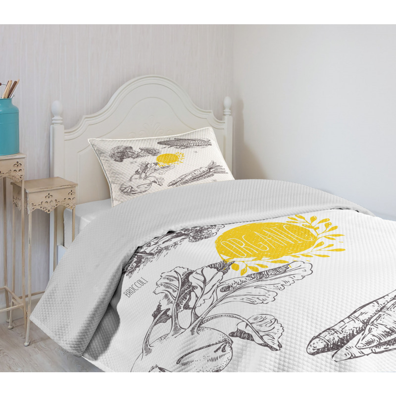 Organic Farm Bedspread Set