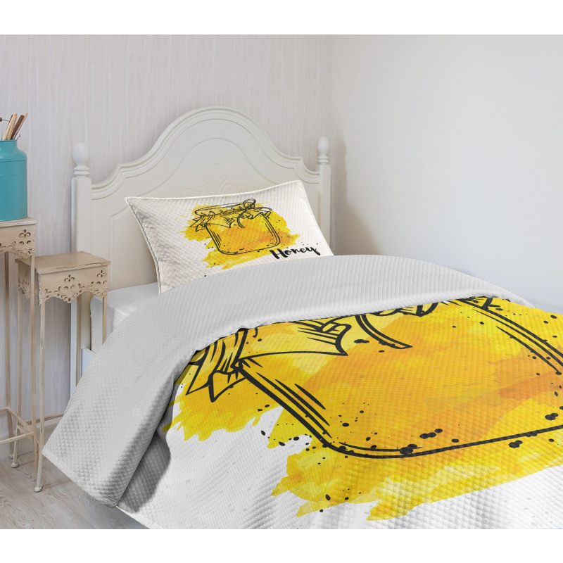 Honey Jar Art Bedspread Set