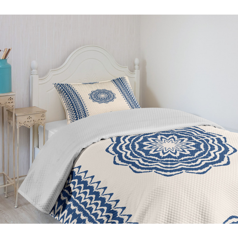 Oriental Zigzag Ethnic Bedspread Set