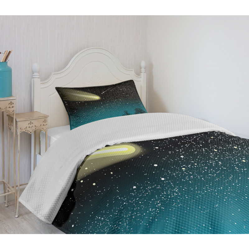 Shooting Stars at Night Bedspread Set