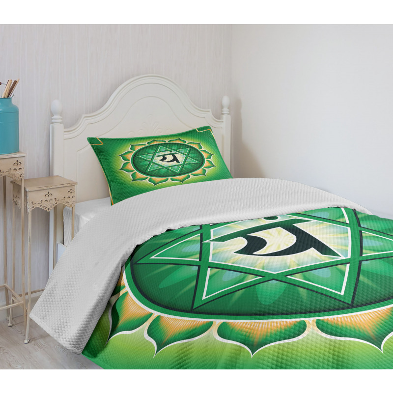 Anahata The Heart Love Bedspread Set