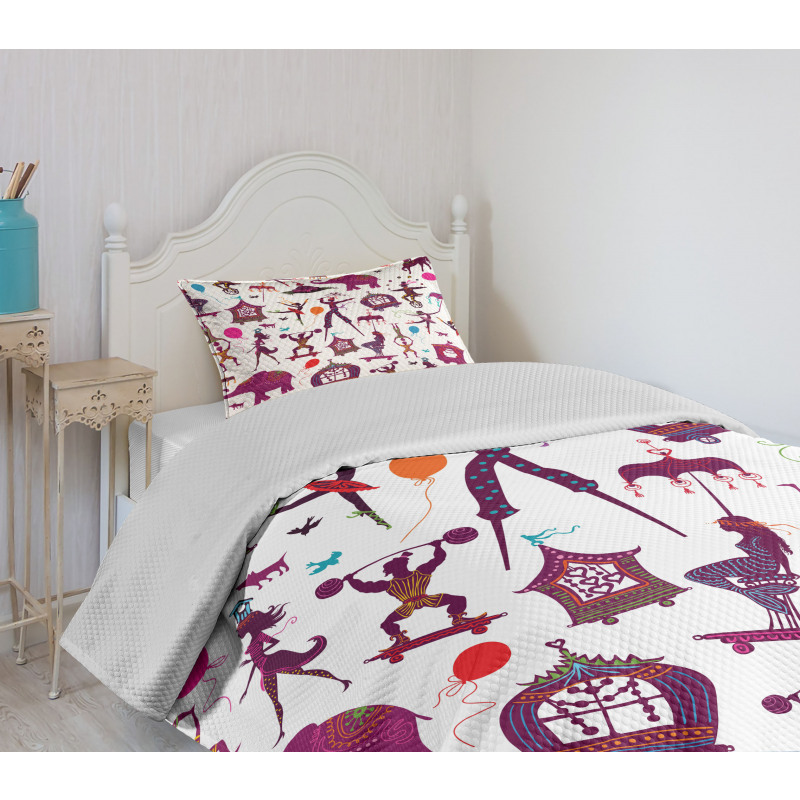 Colorful Characters Bedspread Set