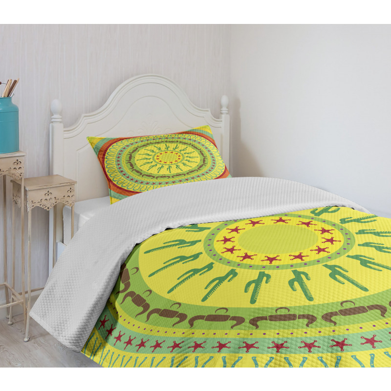 Wild West Mandala Bedspread Set