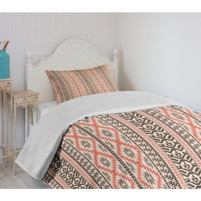 Native Art Borders Bedspread Set