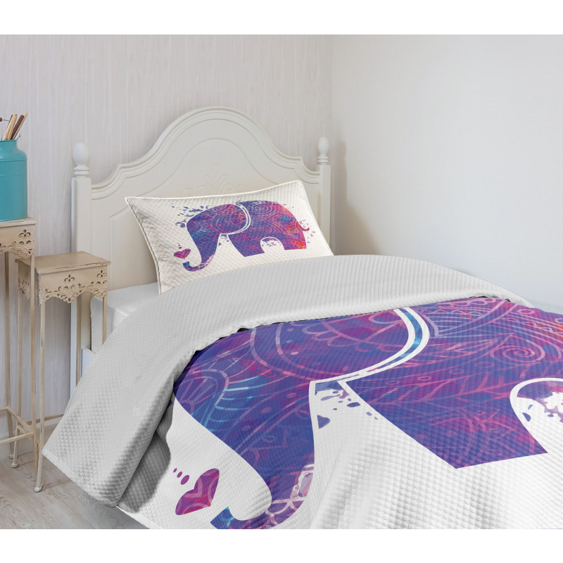 Heart Bedspread Set