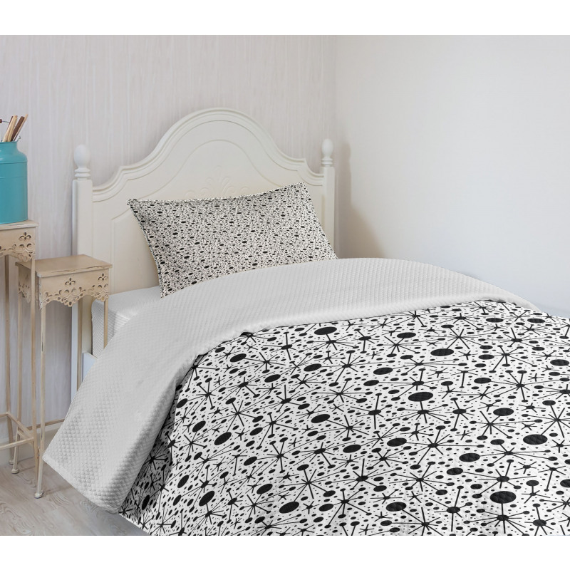 Spotty Abstract Bedspread Set