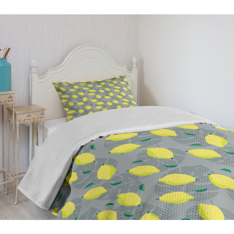 Monstera Deliciosa Leaf Bedspread Set