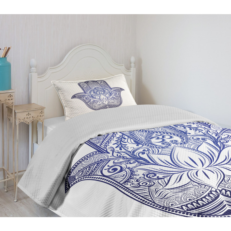 Paisleys Flowers Bedspread Set