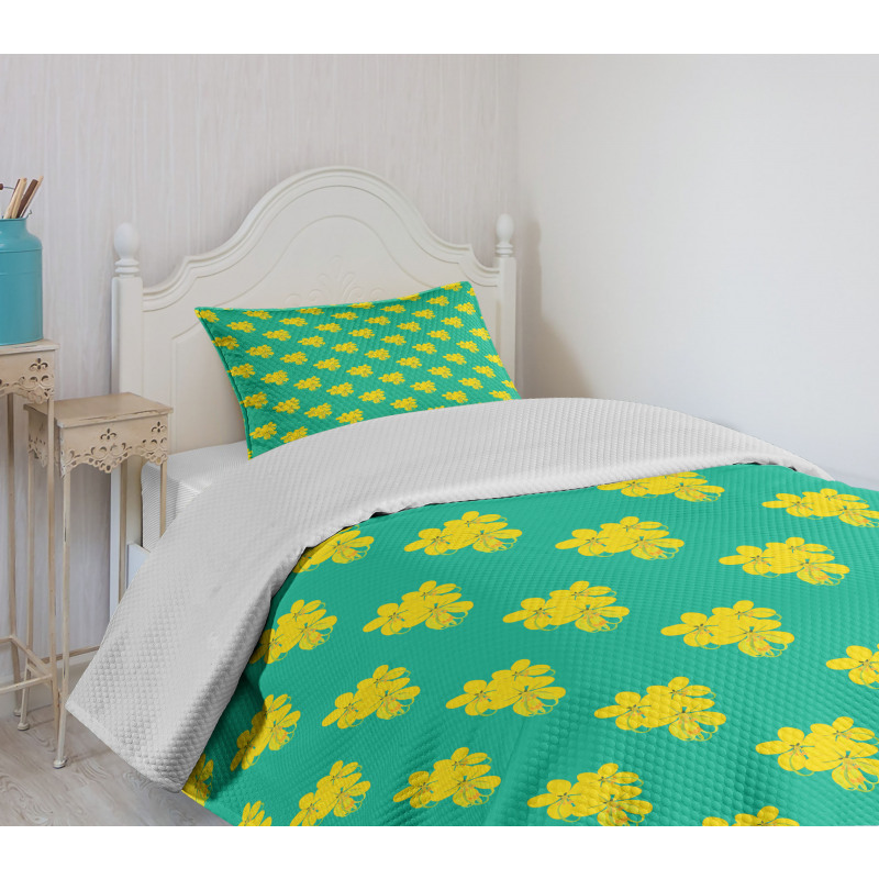 Thailand Flora Bedspread Set