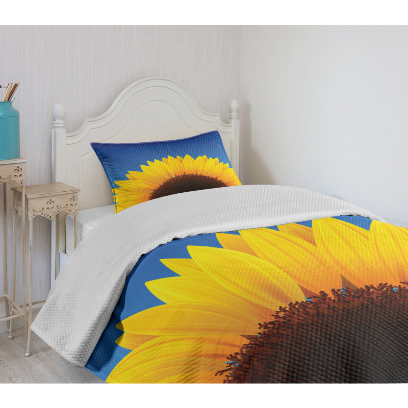 Sunflower Leaf Bedspread Set