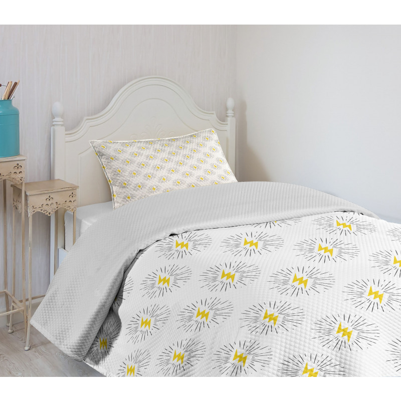 Bolts Sunburst Bedspread Set