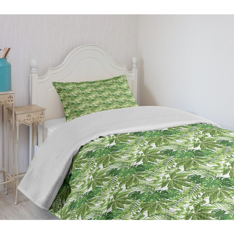 Exotic Vegetation Bedspread Set