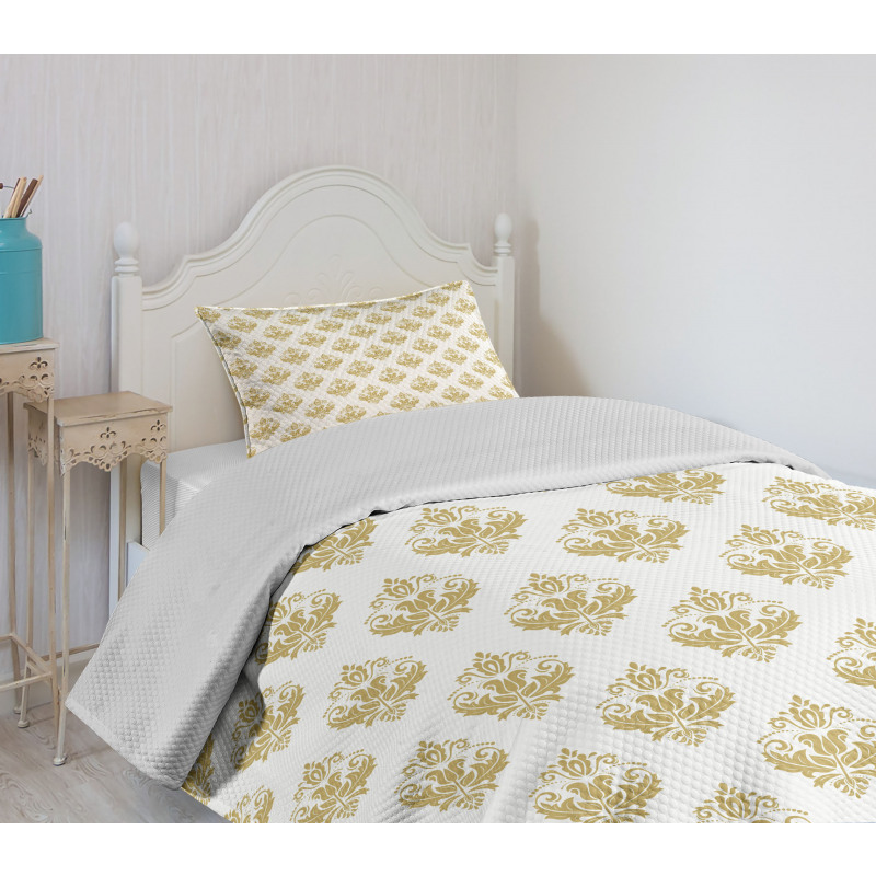 Ornamental Stamped Bedspread Set