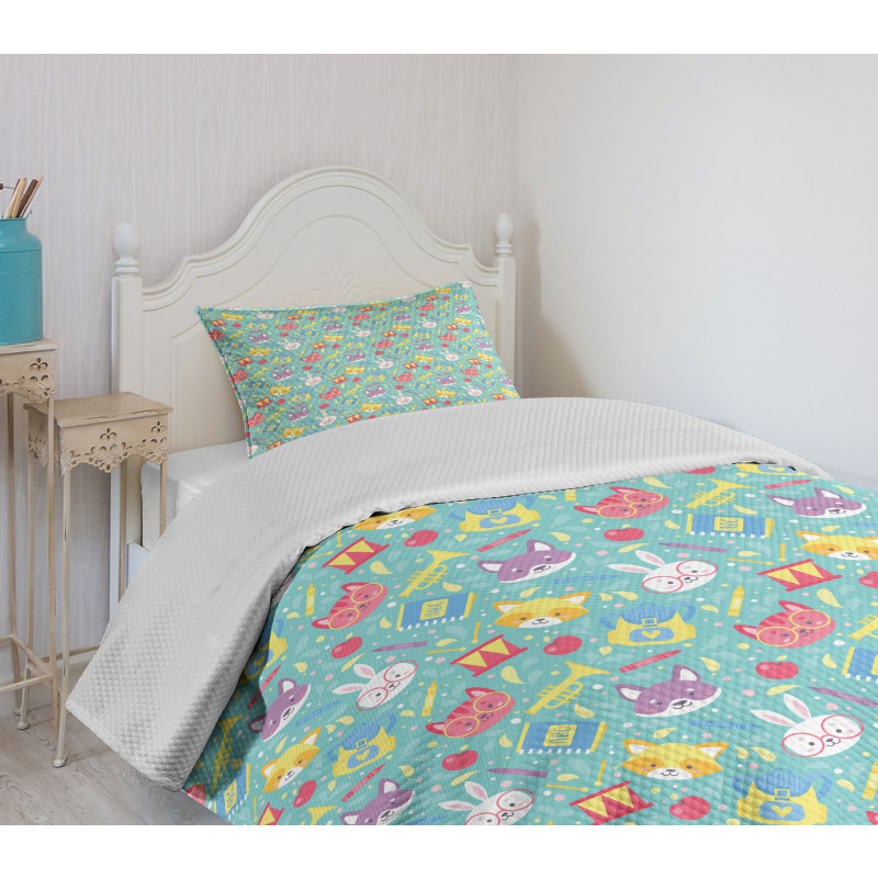 Kindergarten Concept Bedspread Set