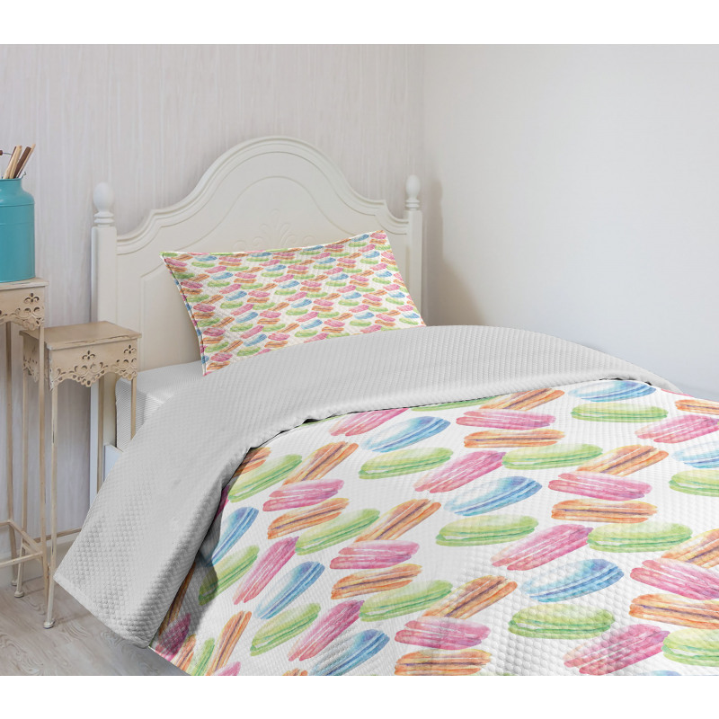Flyaway Macaron Design Bedspread Set